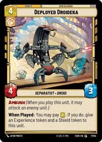 Deployed Droideka - Twin Suns - Star Wars: Unlimited card