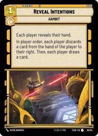 Reveal Intentions - Twin Suns - Star Wars: Unlimited card