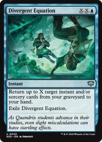 Divergent Equation - Secrets of Strixhaven - Magic: The Gathering card
