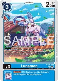 Lunamon - Dual Revolution - Digimon Card Game card
