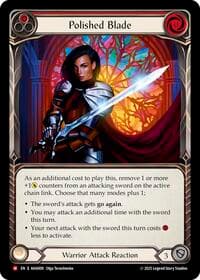 Polished Blade (Red) - Armory Deck Origins: Hala - Flesh and Blood TCG card