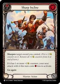 Sharp Incline (Red) - Armory Deck Origins: Hala - Flesh and Blood TCG card
