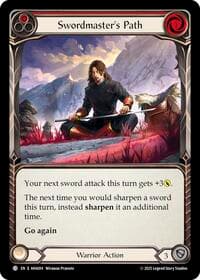Swordmasters Path (Red) - Armory Deck Origins: Hala - Flesh and Blood TCG card