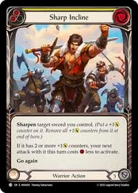 Sharp Incline (Yellow) - Armory Deck Origins: Hala - Flesh and Blood TCG card