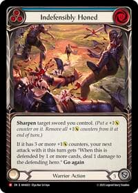 Indefensibly Honed (Blue) - Armory Deck Origins: Hala - Flesh and Blood TCG card
