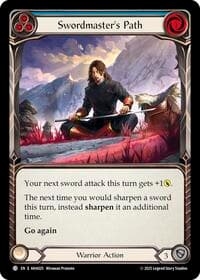 Swordmasters Path (Blue) - Armory Deck Origins: Hala - Flesh and Blood TCG card
