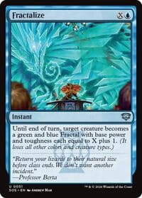 Fractalize - Secrets of Strixhaven - Magic: The Gathering card