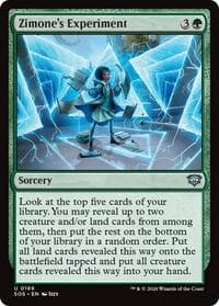 Zimone's Experiment - Secrets of Strixhaven - Magic: The Gathering card