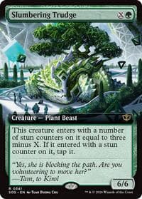 Slumbering Trudge (Extended Art) - Secrets of Strixhaven - Magic: The Gathering card