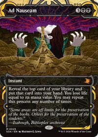Ad Nauseam - Secrets of Strixhaven: Mystical Archive - Magic: The Gathering card