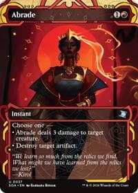 Abrade - Secrets of Strixhaven: Mystical Archive - Magic: The Gathering card