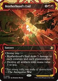 Brotherhood's End - Secrets of Strixhaven: Mystical Archive - Magic: The Gathering card