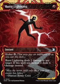 Burst Lightning - Secrets of Strixhaven: Mystical Archive - Magic: The Gathering card