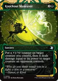 Knockout Maneuver - Secrets of Strixhaven: Mystical Archive - Magic: The Gathering card