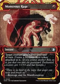 Monstrous Rage - Secrets of Strixhaven: Mystical Archive - Magic: The Gathering card