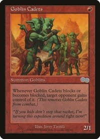 Goblin Cadets - Urza's Saga - Magic: The Gathering card