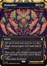 Dismember - Secrets of Strixhaven: Mystical Archive - Magic: The Gathering card