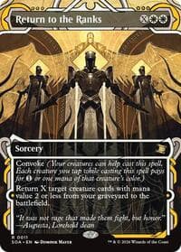 Return to the Ranks - Secrets of Strixhaven: Mystical Archive - Magic: The Gathering card