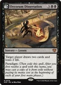 Decorum Dissertation - Secrets of Strixhaven - Magic: The Gathering card