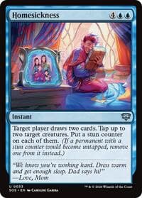 Homesickness - Secrets of Strixhaven - Magic: The Gathering card