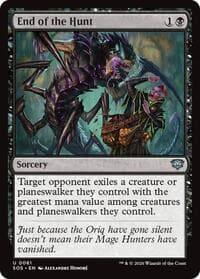 End of the Hunt - Secrets of Strixhaven - Magic: The Gathering card
