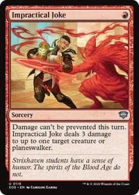 Impractical Joke - Secrets of Strixhaven - Magic: The Gathering card