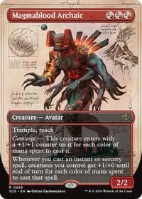 Magmablood Archaic (Borderless) - Secrets of Strixhaven - Magic: The Gathering card