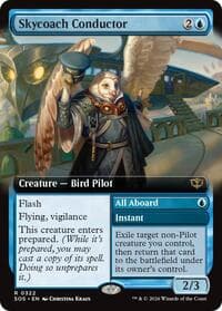 Skycoach Conductor (Extended Art) - Secrets of Strixhaven - Magic: The Gathering card