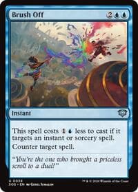 Brush Off - Secrets of Strixhaven - Magic: The Gathering card