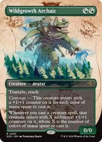Wildgrowth Archaic (Borderless) - Secrets of Strixhaven - Magic: The Gathering card