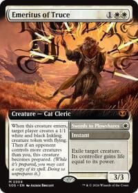 Emeritus of Truce (Extended Art) - Secrets of Strixhaven - Magic: The Gathering card
