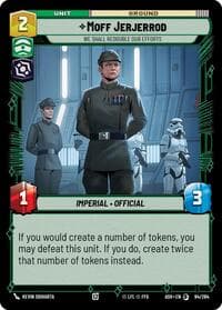 Moff Jerjerrod - We Shall Redouble Our Efforts - Ashes of the Empire - Star Wars: Unlimited card