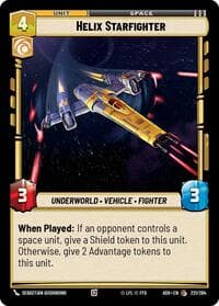 Helix Starfighter - Ashes of the Empire - Star Wars: Unlimited card