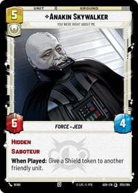Anakin Skywalker - You Were Right About Me - Ashes of the Empire - Star Wars: Unlimited card