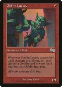 Goblin Lackey - Urza's Saga - Magic: The Gathering card