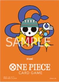 One Piece Card Game Official Sleeves - Premium Nami (10-Pack) - Bandai Card Sleeves - Card Sleeves card