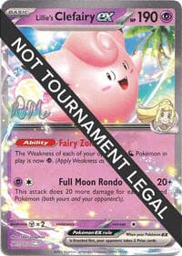 Lillie's Clefairy ex - 2025 (Riley McKay) - World Championship Decks - Pokemon card
