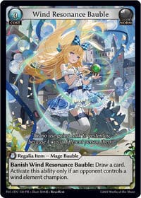 Wind Resonance Bauble - Promotional Cards - Grand Archive TCG card