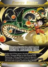 Energy Marker - Legend of the Dragon Balls (M-49) (Gold-Stamped) - Three Glorious Fighters - Dragon Ball Super: Masters card
