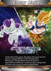 Energy Marker - Prismatic Clash (M-52) - Three Glorious Fighters - Dragon Ball Super: Masters card