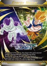 Energy Marker - Prismatic Clash (M-52) (Gold-Stamped) - Three Glorious Fighters - Dragon Ball Super: Masters card