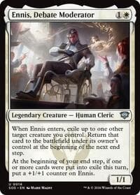 Ennis, Debate Moderator - Secrets of Strixhaven - Magic: The Gathering card