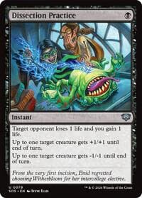 Dissection Practice - Secrets of Strixhaven - Magic: The Gathering card