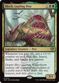 Blech, Loafing Pest - Secrets of Strixhaven - Magic: The Gathering card