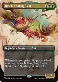 Blech, Loafing Pest (Borderless) - Secrets of Strixhaven - Magic: The Gathering card