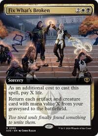 Fix What's Broken (Extended Art) - Secrets of Strixhaven - Magic: The Gathering card