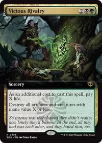 Vicious Rivalry (Extended Art) - Secrets of Strixhaven - Magic: The Gathering card