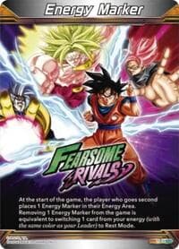 Energy Marker - Fearsome Rivals (M-53) - Three Glorious Fighters - Dragon Ball Super: Masters card