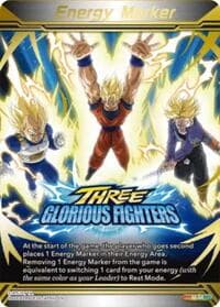 Energy Marker - Three Glorious Fighters (M-54) (Gold-Stamped) - Three Glorious Fighters - Dragon Ball Super: Masters card