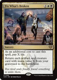 Fix What's Broken - Secrets of Strixhaven - Magic: The Gathering card